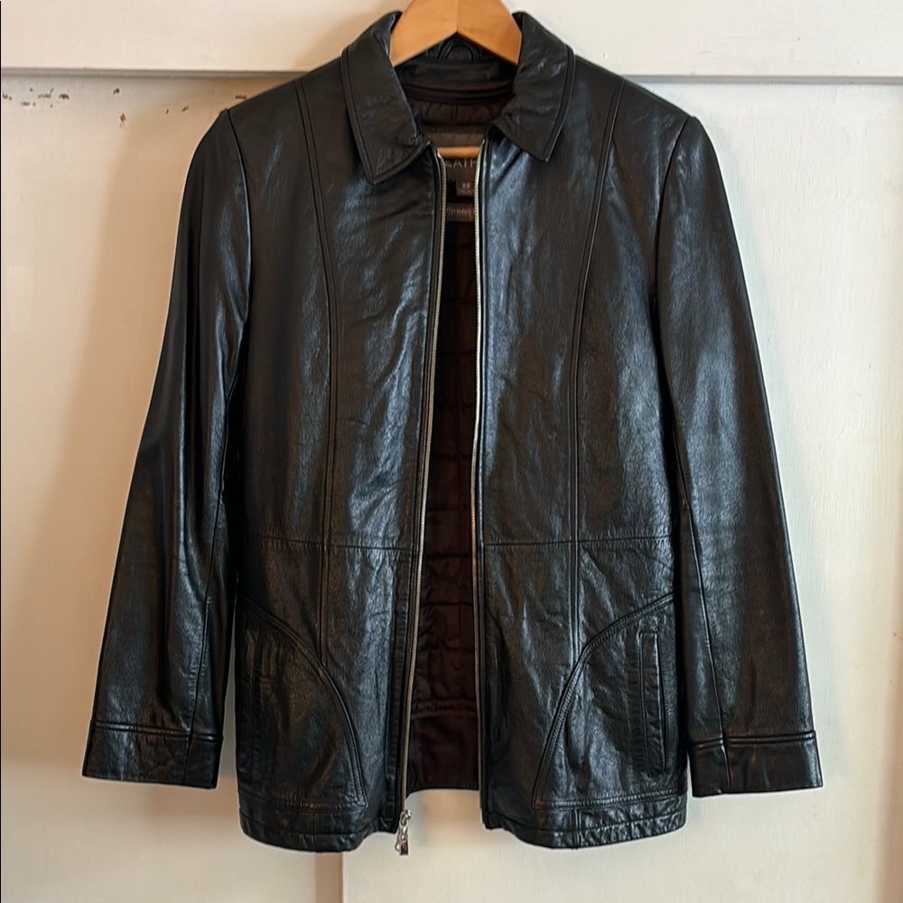 Wilson’s Leather Black Leather Jacket